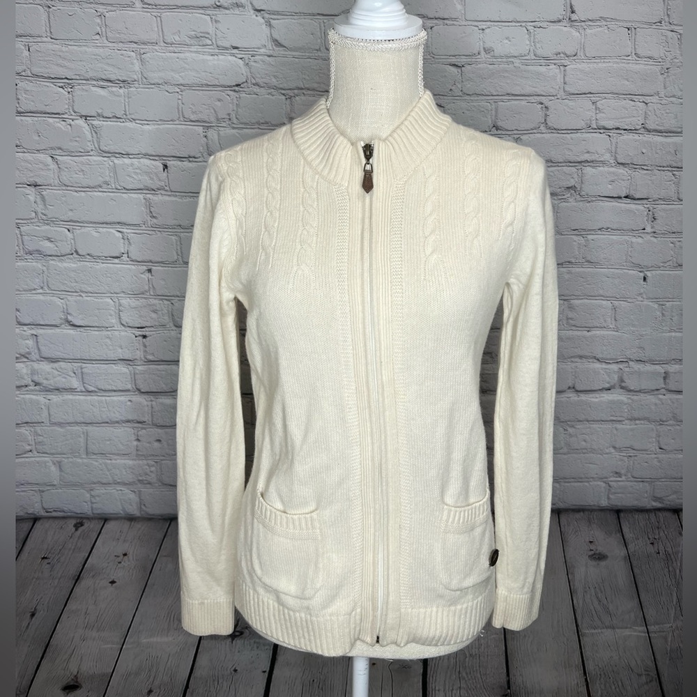 Lloyds wool blend cardigan sweater small